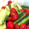 Silvia's cooksnap of when they made Cucumber and Tomato Salad.