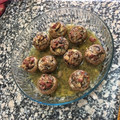 El cooksnap de carmendolores1969 cuando hizo Champiñones rellenos.
