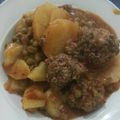 El cooksnap de Karina Perez cuando hizo Albóndigas con arroz.