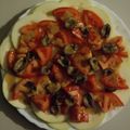 El cooksnap de Reyes Salgueiro cuando hizo Carpaccio de calabacín con vinagreta de mostaza.