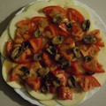 El cooksnap de Reyes Salgueiro cuando hizo Carpaccio de calabacín con vinagreta de mostaza.