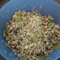 Cooksnap de Céline Abreu quando cozinhou Couscous com Linguiça e Carne Picada.