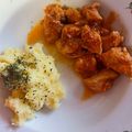 Cooksnap-ul lui only0iulya atunci când a preparat Piept de pui cu sos roșu și piure.