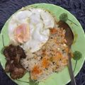 Cooksnap của Dy Dy khi họ làm theo món Cơm chiên trứng