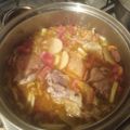 El cooksnap de Jorge Orostica cuando hizo Pollo al jugo con verduras.