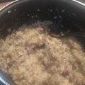 El cooksnap de Miguel Angel cuando hizo Risotto de setas y champiñones.