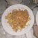 El cooksnap de Lu Olivera cuando hizo Risotto con pollo.