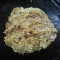 El cooksnap de Camila Balbuena cuando hizo Hamburguesas de Filet.