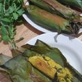 Cooksnap dari etna muhyini untuk resep Nasi Bakar Ayam Suwir Bumbu Bali