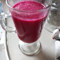 El cooksnap de Natysol cuando hizo Licuado de Remolacha, Banana y Naranja.