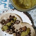 El cooksnap de Bibi García cuando hizo Salsa verde taquera asada.