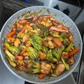 El cooksnap de France Cordoba Rojas cuando hizo Pollo teriyaki con verduras.