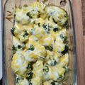 El cooksnap de Tolete Youtube cuando hizo Brócoli gratinado con bechamel de calabacín.