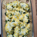 El cooksnap de Tolete Youtube cuando hizo Brócoli gratinado con bechamel de calabacín.