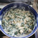 El cooksnap de Alejandro Payan cuando hizo Acelgas con queso crema y pollo.