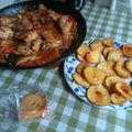 El cooksnap de Ramom Gonzalez cuando hizo Tortilla de cebolla y choclo.