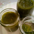 El cooksnap de Ángeles Medina cuando hizo Aceite aromático de albahaca.