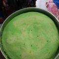 Cooksnap dari via untuk resep Bolu pandan keju kukus