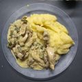 El cooksnap de Johanna Brustia cuando hizo Pollo al verdeo con papas fritas.