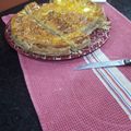 El cooksnap de Cinthya Castro cuando hizo Tarta de puerros y panceta.
