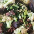 Cooksnap của Daisy Lê khi họ làm theo món Súp lơ trắng xào mề gà