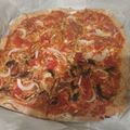 El cooksnap de Raúl Gómez cuando hizo Masa de pizza integral.