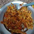 Priyanka Gupta's cooksnap of when they made Chapati Noodles.