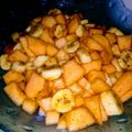 Afshan Arif's cooksnap of when they made Melon Banana Chaat.