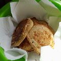 El cooksnap de India Ayala cuando hizo Pancakes de banana y avena.
