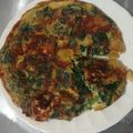 El cooksnap de Lorelei cuando hizo Torta plátano con espinaca y queso.