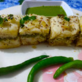 Priyangi Pujara's cooksnap of when they made સેન્ડવીચ ઢોકળા.