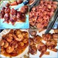 Chef Mommy Nessa's cooksnap of when they made BBQ Bacon Wrapped Shrimp.