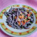 Cooksnap dari asri wahyuningrum untuk resep Mie ubi ungu