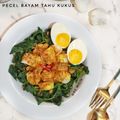 Cooksnap dari Re Milik untuk resep Pecel Bayam Tahu Kukus