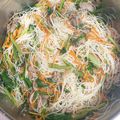 Cooksnap của Thúy vy khi họ làm theo món Bún gạo xào lòng gà