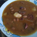 El cooksnap de Gema Hernando cuando hizo Potaje de alubias rojas con chistorra.
