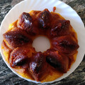 El cooksnap de Maribel cuando hizo Flan de calabaza.