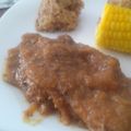 El cooksnap de Daniela Román Ulloa cuando hizo Carne en posta agridulce con puré semi gratinado.