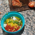 El cooksnap de Agustin Porto cuando hizo Salsa Criolla Argentina.