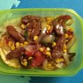 Cooksnap dari Ade Selpi untuk resep Bekal Suami - Rice Bowl Telur Sosis Jagung Lada Hitam
