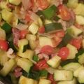 El cooksnap de Nancy Estrada cuando hizo Calabacitas primavera para tostadas o acompañamiento/ guarnición.