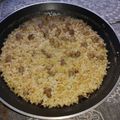 El cooksnap de Tania Muñoz Perez cuando hizo Arroz integral con pasas y piñones.