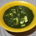 Falguni Shah's cooksnap of when they made પાલક પનીર (Palak Paneer Recipe In Gujarati).