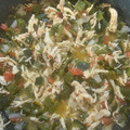 El cooksnap de Clarissa cuando hizo Pollo a la Mexicana.