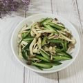 Joy的小廚房料理 的 鴻禧菇炒蘆筍佐小黃瓜 cooksnap