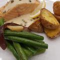 Piliskó Zsolt Cooksnap-ja, amikor elkészítette a(z) Lazac, zöldbab, újkrumpli és sok bors receptet.