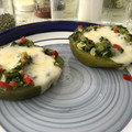 El cooksnap de Ro Cuevas cuando hizo Zapallitos rellenos de espinaca.