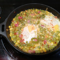 El cooksnap de Henar cuando hizo Maíz con guisantes y huevos.