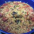 El cooksnap de Gabriela cuando hizo Arroz Guisado con Chorizos Parrilleros Argentinos.