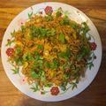Nisha Shah's cooksnap of when they made સેઝવાન રાઈસ (Schezwan Rice Recipe In Gujarati).
